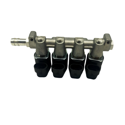 LN-LIG1 2 Ohm / 3 Ohm Sıralı Enjeksiyon Sistemi için 4 Silindirli Siyah Enjektör Rayı