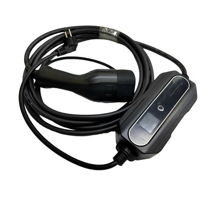 satın al Gümüş Kaplama EV Taşınabilir Şarj Cihazı 1 Fazlı AC 16A, Schuko Şarj Fişi ile Ayarlanabilir online manufacture