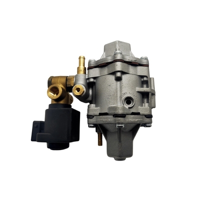 Yüksek Basınçlı Solenoid Valf Gümüş ve Siyah Redüktör için CNG Basınç Regülatörü