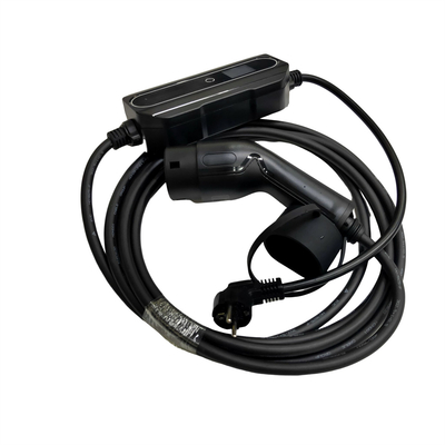 IEC62196 Standart Plug In EV Taşınabilir Şarj Cihazı 1 Fazlı AC 16A Ayarlanabilir 3.5kw