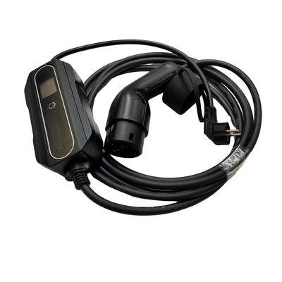IEC62196 Standart Plug In EV Taşınabilir Şarj Cihazı 1 Fazlı AC 16A Ayarlanabilir 3.5kw