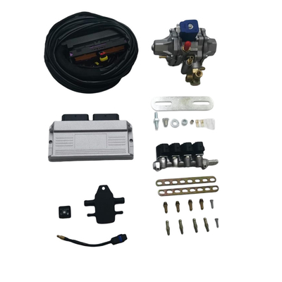 4 Silindir Enjektör Rayı 56 Pin ECU CNG GNV Oto Doğal Gaz Ekipmanları İçin Dönüşüm Kitleri