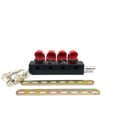 Tüm Arabalar İçin CNG / GPL Dönüşüm Kitleri İçin 4 Silindir LVTK04 LPG CNG Enjektör Rayı