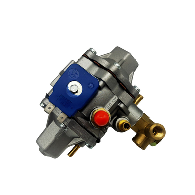 Alüminyum Alaşım Mavi ve Gümüş CNG Basınç Düzenleyicisi 17W Bobin Gücüyle