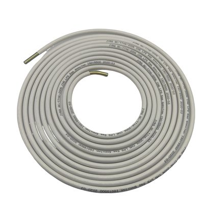 CNG LPG Otomobil Gaz hortumu Alt karbonlu çelik boru Bakır uçları ile 6 mm 5.5 Metre