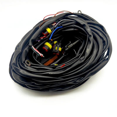 56 Pin ECU Kablolama Bağlantısı Çoklu Bağlantılarla Ve PVC Boru Koruması