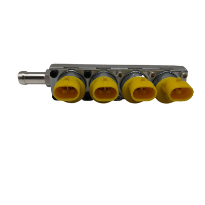 Sarı Gümüş Ray Injector Profesyonel 4 Silindirli CNG veya LPG Arabalar için Test Edildi