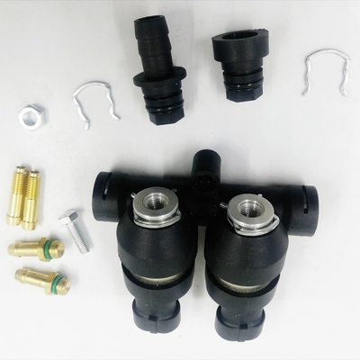 Montajlı 4 Silindirli Siyah LPG CNG Enjektör Rayı 2Ohm / 3Ohm