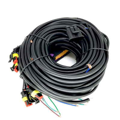 6 Silindir ECU için Çok Noktalı CNG LPG Otomotiv Kablo Demeti 56 Pin