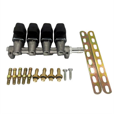 Good price Dört silindirli CNG veya LPG otomobilleri için 3 Ohm dirençli 4 vuruşlu LPG/CNG Enjektor rayı çevrimiçi